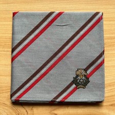 HANDKERCHIEF VINTAGE STRIPED PLAIN MEN'S POCKET SQUARE COTTON 18" B0624