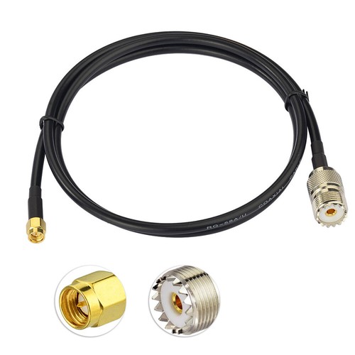 RG58 PL259 UHF MALE or SO239 Female to SMA Male /Female Coaxial Pigtail Cable 1M - Picture 24 of 27