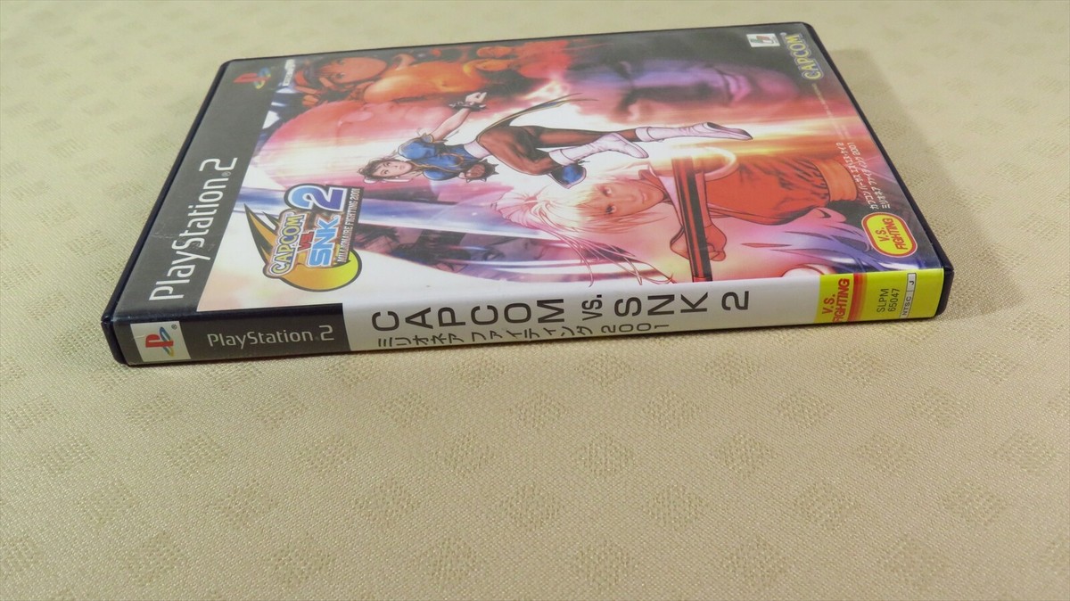 CAPCOM VS SNK 2 ps2 sony playstation 2 MILLIONAIRE FIGHTING 2001