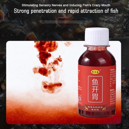 100ml Strong Fish Attractant Concentrated Red Worm Liquid Bait Additive - Picture 3 of 8