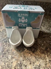 Novelty Shot Glasses 2 1.5oz. Ceramic Urinals by Fairly Odd Novelties Open BOX
