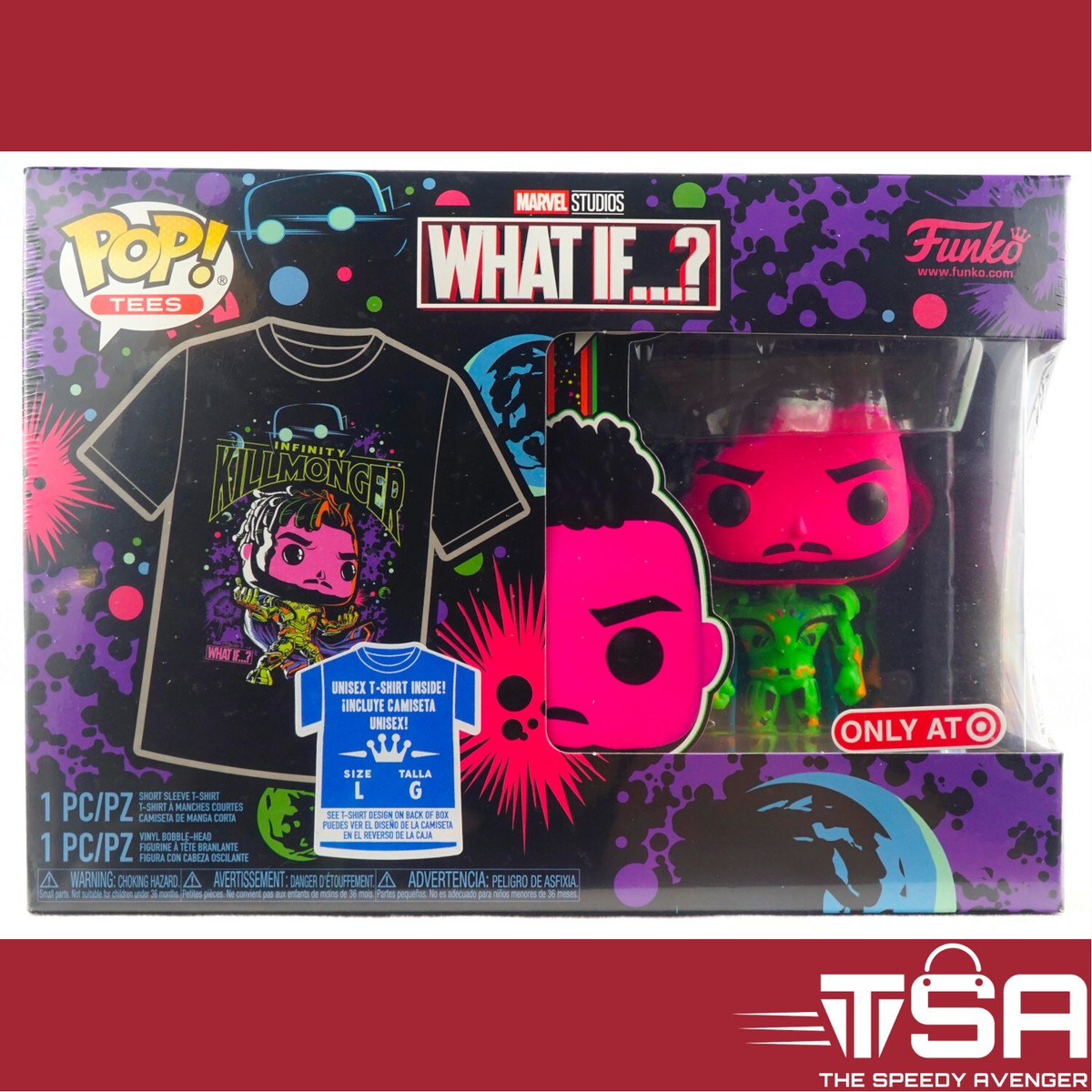 FUNKO POP! ホワット・イフ　キルモンガー　ブラックライト限定BOX Amazon.com: Funko Pop! Marvel - What If ? - Infinity