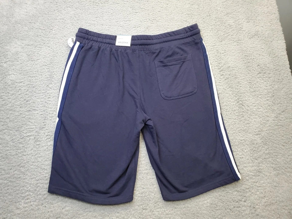 Bañador AriZona Jean Co para hombre XL azul marino algodón liso cintura elástica cordón Foto 2 de 4