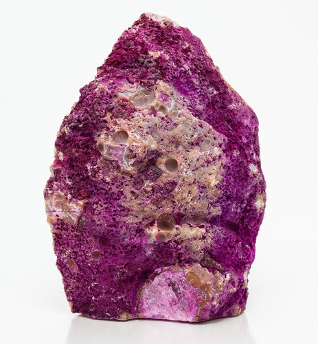 Agate Geode Half Slab Slice Cut Base Pink Crystal Quartz Decor XL 5.03 lb H2177 - Picture 6 of 12