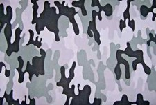 Wet Nose Designs BIG KITTY CAT COLLAR 5/8" Wide Winter Snow Camouflage Camo