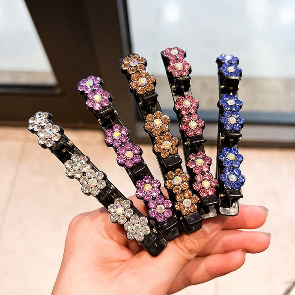 Sparkly Crystal Rhinestone Hair Clips - Mixed Colors (7 Pack) Amazon.com : 7 PCS Sparkly Glitter Hair Clips Elegant  main image 3