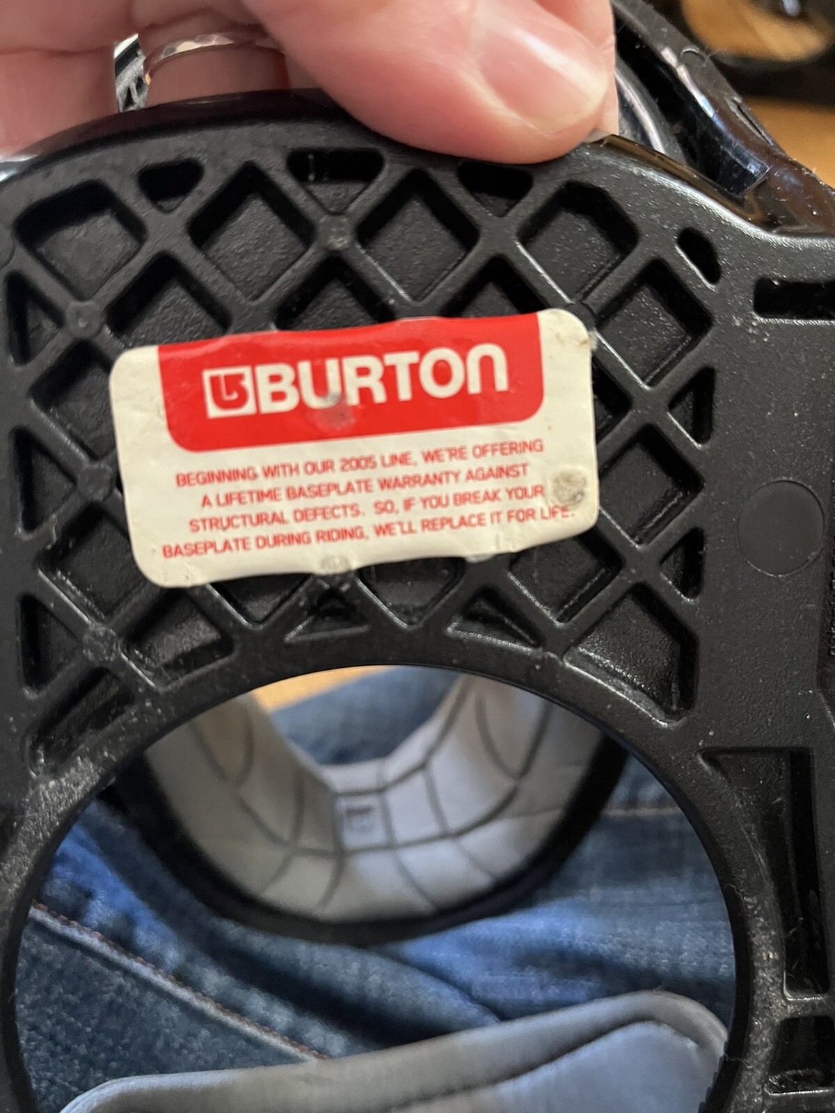 Men’s Burton Freestyle Snowboard Bindings with Hardware And Warranty