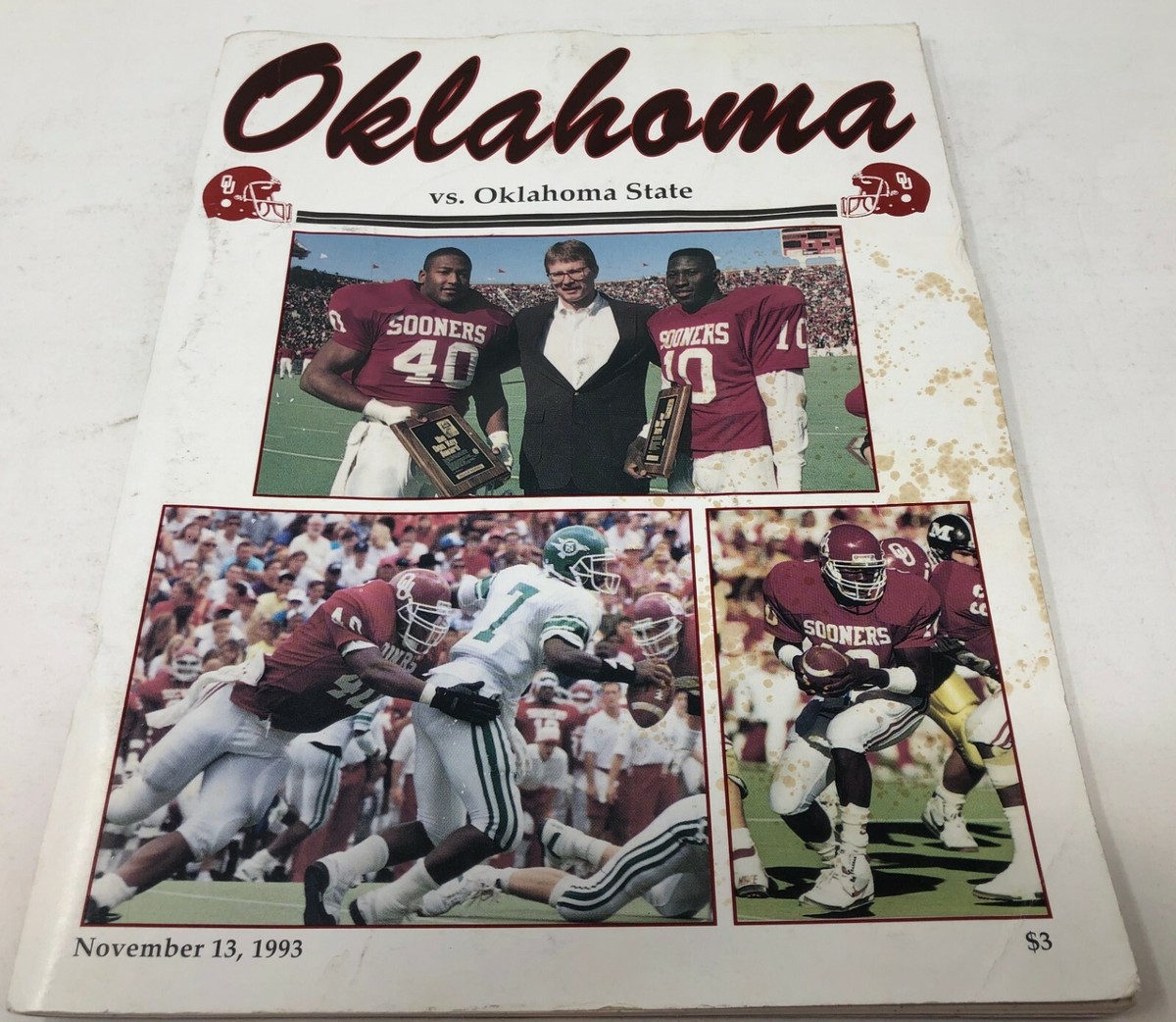 1993 Oklahoma Sooners Oklahoma State Cowboys Football Game