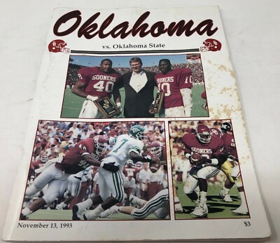 1993 Oklahoma Sooners Oklahoma State Cowboys Football