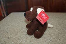 Russ Luv Pets Snaps Dog Plush Stuffed Animal 5" Brown New with Tags