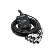 Hosa SH-8X0-25 Pro Conex Little Bro Sub Audio Snake - 25 Foot