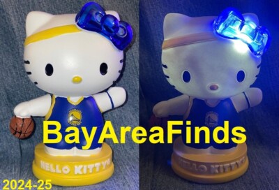 Golden State Warriors Hello Kitty Bobblehead Bow Lights Up 11/28