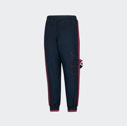 PANTALONES DEPORTIVOS ADIDAS X OLIVIA OBLANC SARGA COLEGIAL AZUL MARINO MUJER TALLA L DZ0017 - Imagen 3 de 7