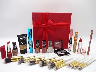 Rimmel London Make Up Bundle For Women, Gift Box Free Kabuki Brush