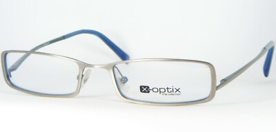 X-OPTIX by X-Belgium 1242 A SILVER /BLUE EYEGLASSES GLASSES FRAME 53-19-140mm
