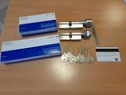 CES Schließanlage Gleichschließung, 2 Knaufzylinder, 6 Schlüssel, NEU siehe Text