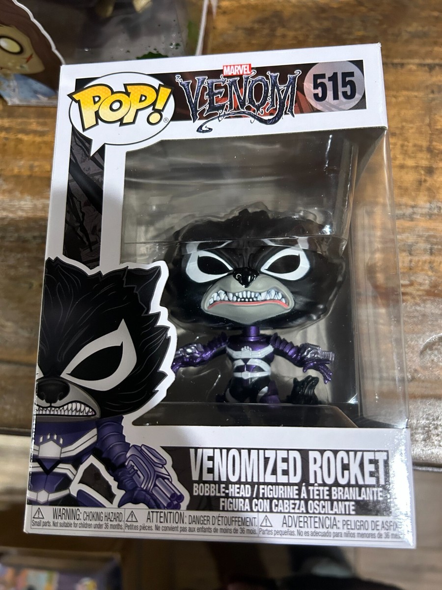 FUNKO Pop Venom 515 VENOMIZED ROCKET Marvel Brand New RARE | eBay