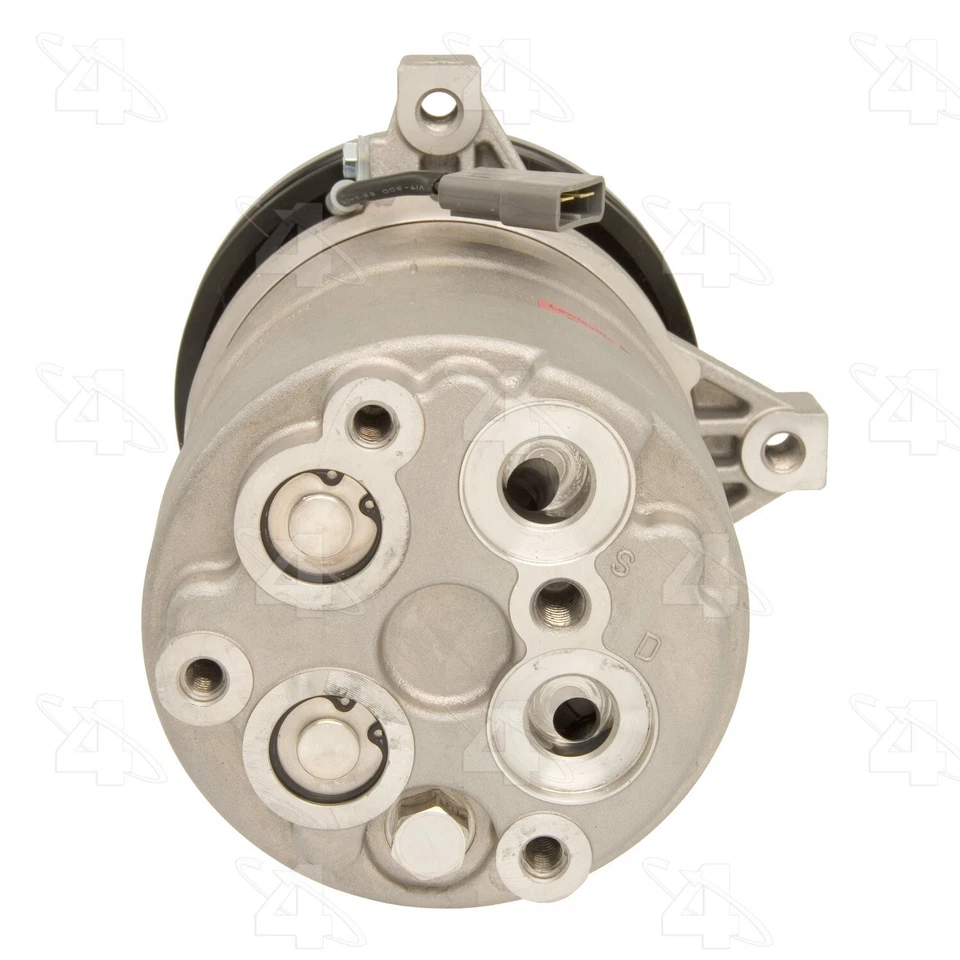 Compresor de aire acondicionado 4 estaciones para Chevrolet Celebrity 1983-1986 2,8 L V6 Foto 3 de 4