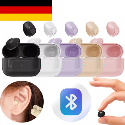 2025 Mini-Earbuds Invisible Sleep Kopfhörer Bluetooth 5.2 Kopfhörer Wireless