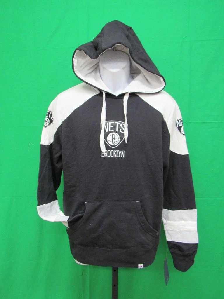 VETEMENTS Felpa nera con cappuccio uomo Brooklyn Nets taglia S small nuova