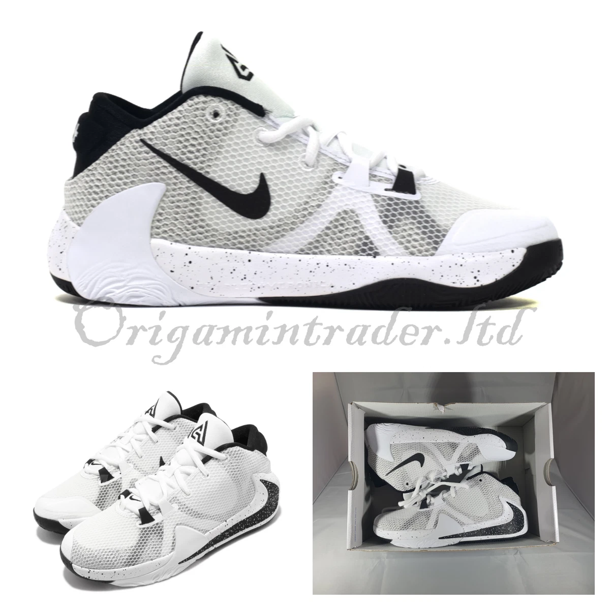 Nike Zoom Freak 1 GS Unisex Trainers BQ5633 101 Size 4.5 UK 37.5 EUR