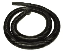 Wet Dry Vac 6 Foot Black Flexible Hose, 2 1/2" machine end fitting, 1 1/4" hose