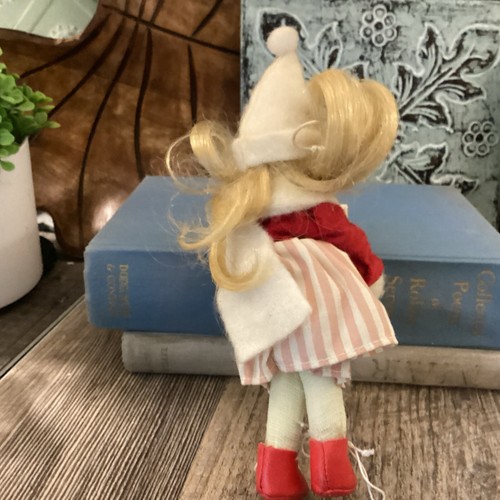 Vintage Holiday Swedish Tomte Nesse Doll Scandi Nordic Ornament 70’s - Picture 8 of 9