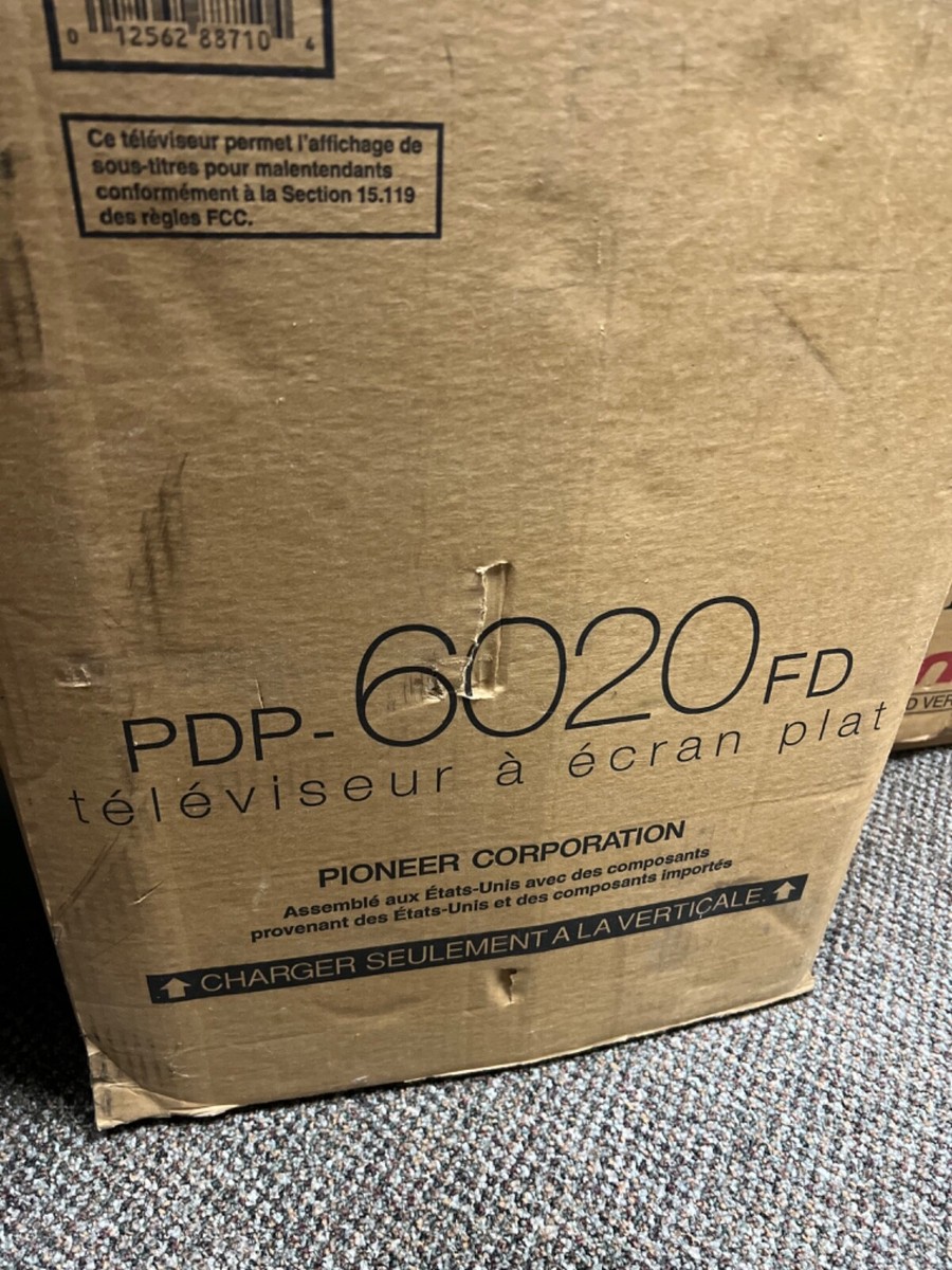 NEW IN BOX PIONEER PDP-6020FD 60 Inch 1080P Flat Panel Plasma HDTV