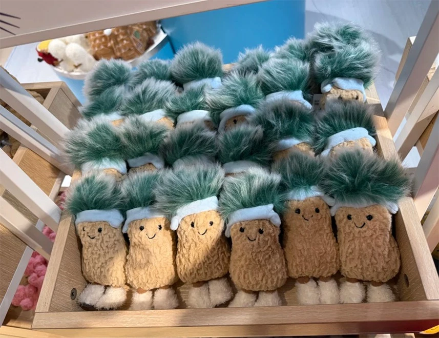 Jellycat Amuseables Peanut Apres Ski 6IN Plush Toy Stuffed Animal