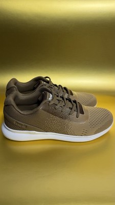 Propét Women s Lightweight Brown Lace Up Athletic Sneakers WAA262M Knit Upper