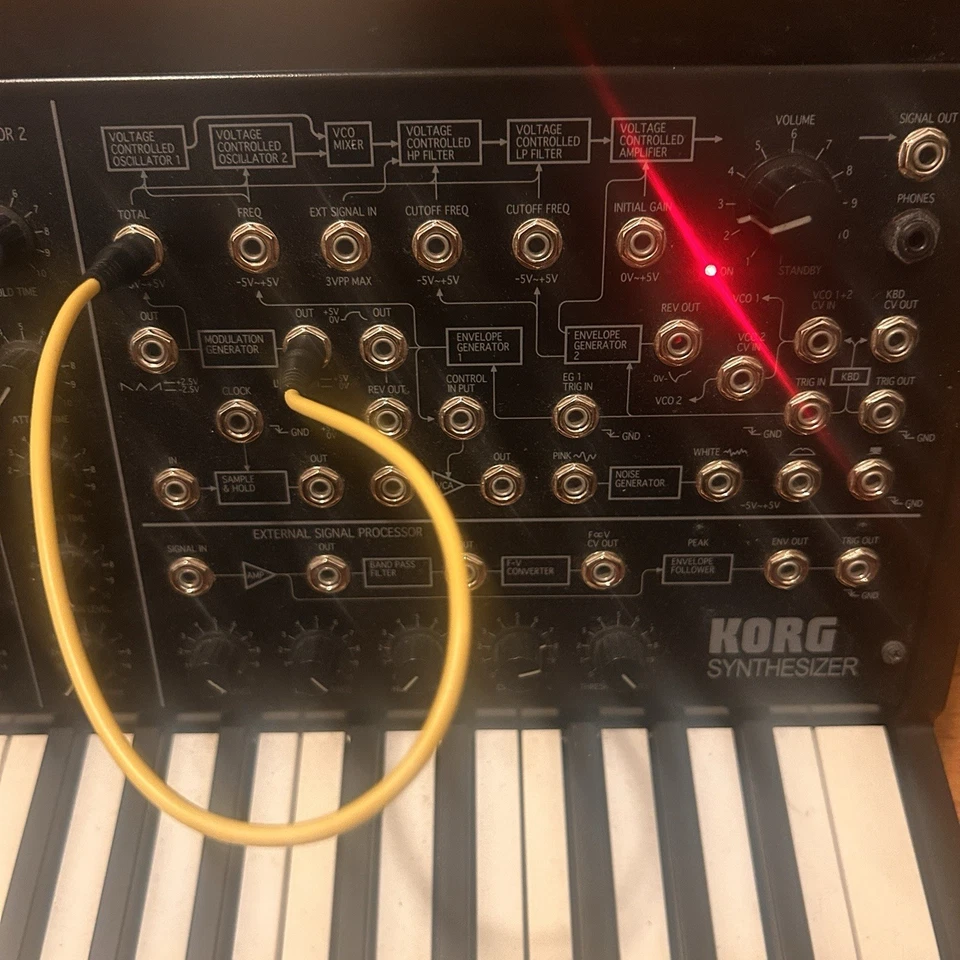 Korg MS-20 Mini - Modified Analog Mono Synthesizer - Excellent Condition - Image 2 of 4