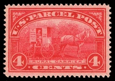 MOMEN: US STAMPS #Q4 PARCEL POST MINT OG NH VF/XF LOT #96265*