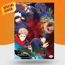 Jujutsu Kaisen Season 1 2  Movie Complete Collection Anime DVD English Dub 