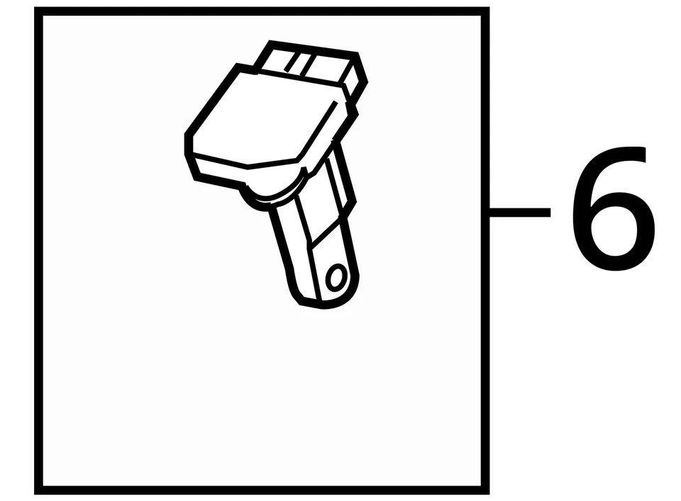 2000-2005 Toyota Echo Mass Air Flow Meter Maf BQ9X3 - Image 4 of 4