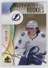 2024 Upper Deck SP Game Used Authentic Rookies Gold /149 Conor Geekie #256 1s7i