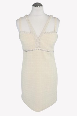 Sandro Damen Kleid Gr. 36 (FR 38) Creme NEU Minikleid Dress