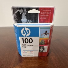HP 100 Gray Photo Vivera Ink Cartridge C9368AN