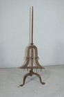 A GREAT 18TH C WROUGHT IRON ADJUSTABLE BIRD OR MEAT ROASTER IN OLD SURFACE — photo 2
