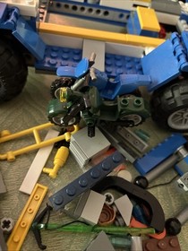 LEGO Jurassic World T. Rex Tracker 75918 Building Kit, USED OPEN BOX!