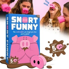 Snort Funny - The Oinkcredible You Laugh You Lose Party Game Kids Adults Family