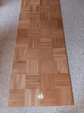 OAK PARQUET FLOOR 12X12 LOT OF 10 SQ. FT.  TINY IMPERFECTION New Stock CARAMEL