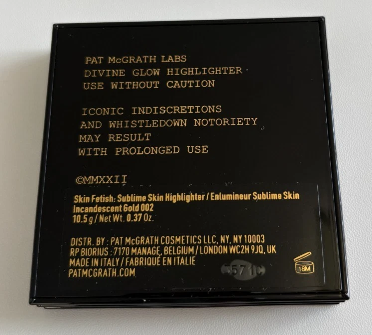 NIB Pat McGrath Labs X Bridgerton Skin Fetish: Sublime Highlighter Gold 002 - Image 3 of 4