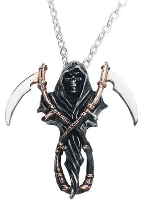 Alchemy Gothic Halskette Unisex The Reapers Arms silberfarben Standard