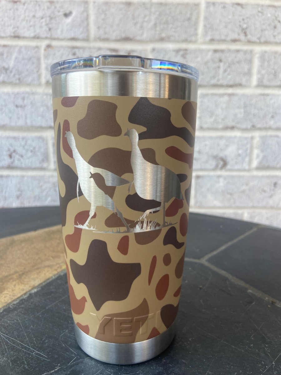 Yeti Rambler 20oz Tumbler *WETLANDS CAMO* LIMITED EDITION Custom
