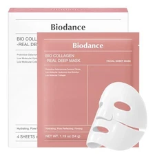 Bio-Collagen Deep Mask Overnight Hydrating Pore Minimizing 4 Pack