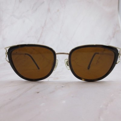 Versace 2203 1440/73 Sunglasses Gold Greca Tortoise Cat Womens Italy 53-18-140