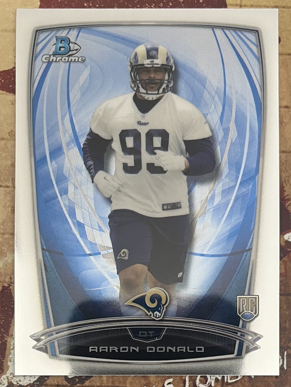 Aaron Donald - 2014 Bowman Chrome - #199 - Rookie (RC) - Rams