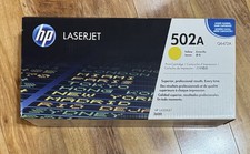 HP 502A Yellow Q6472A Toner Print Cartridge Sealed OEM Genuine For LaserJet 3600