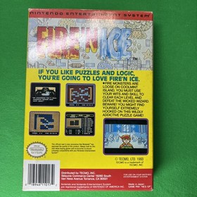 Fire 'N Ice for NES Nintendo In Box
