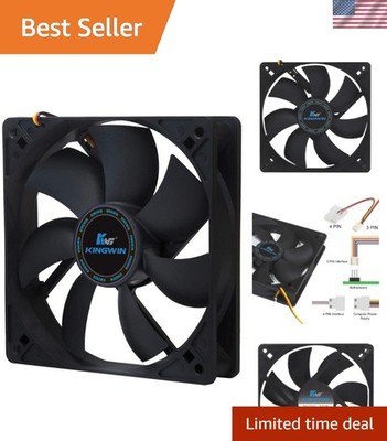 120mm Silent PC Cooling Fan   Whisper-Quiet Operation & High Airflow Design